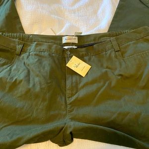 28W dark green pants, NWT!